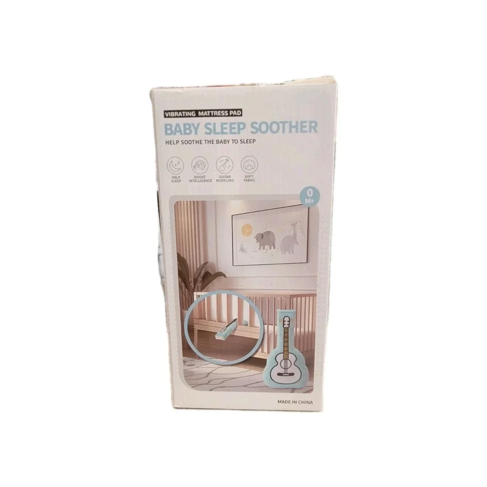 NEW Chicway Vibrating Mattress Pad Baby Sleep Soother Plush Guitar